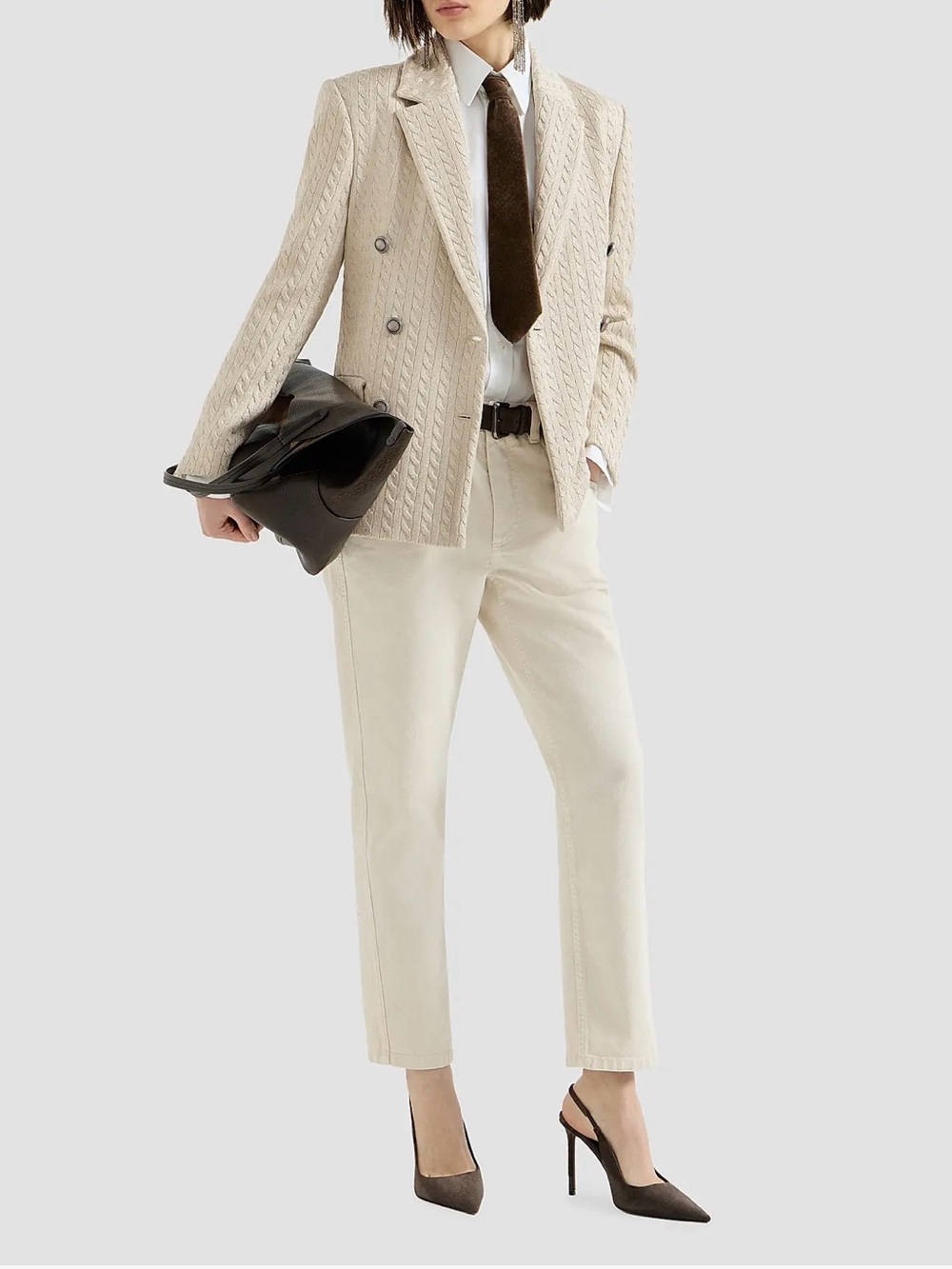Brunello Cucinelli Five-Pocket Straight Jeans with Shiny Bartack 36